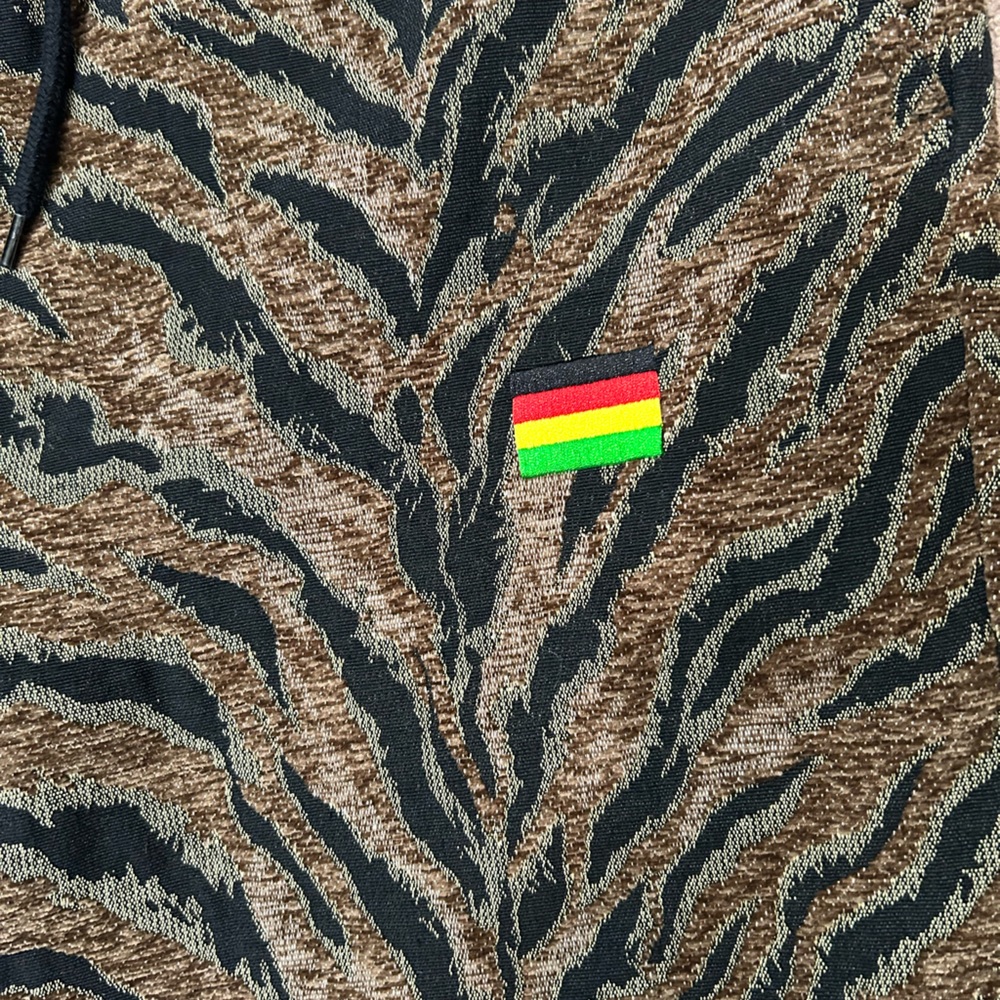 Brown and Black Joggers with Animal Print - Picture 2 of 3